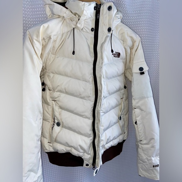 Women’s THE NORTH FACE 600 fill down Parka Arctic Bomber Jacket size small - Picture 6 of 17